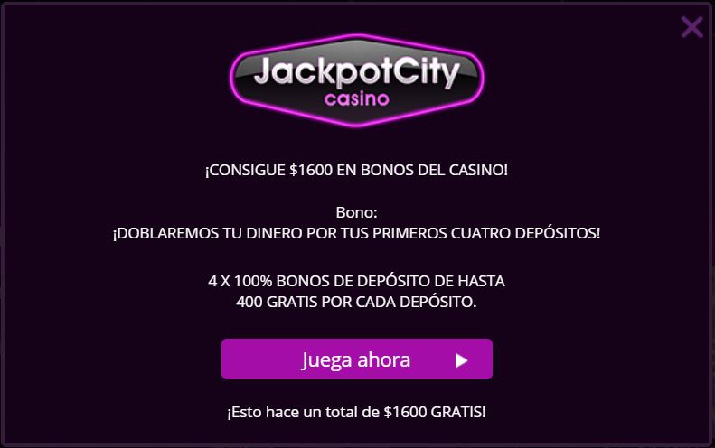 Bono de Jackpot City Casino en Perú