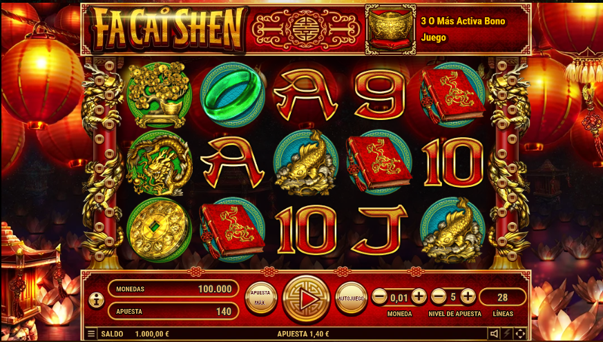 Top 5 juegos de casino en Meridianbet > FA CA SHEN